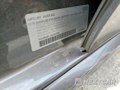 Zdjęcie 12 z 12 samochodu: 2016 AUDI S4 PREMIUM PLUS VIN:WAUBGAFL1GA004099 - miniatura