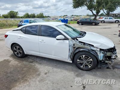 Czwarte zdjęcie samochodu z boku: 2021 NISSAN SENTRA SV VIN:3N1AB8CV2MY235681 - miniatura