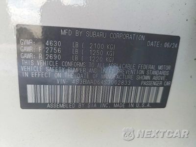 Zdjęcie 13 z 13 samochodu: 2025 SUBARU LEGACY PREMIUM VIN:4S3BWAD64S3002833 - miniatura