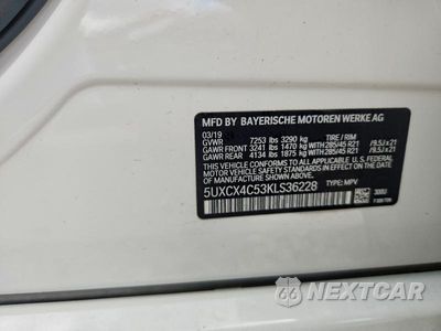 Zdjęcie 12 z 12 samochodu: 2019 BMW X7 XDRIVE50I VIN:5UXCX4C53KLS36228 - miniatura