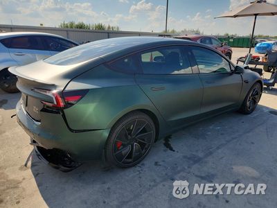 Trzecie zdjęcie samochodu z tyłu: 2026 TESLA MODEL 3 VIN:5YJ3E1ETXTF205869 - miniatura