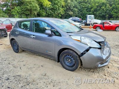 Czwarte zdjęcie samochodu z boku: 2015 NISSAN LEAF S VIN:1N4AZ0CP5FC332869 - miniatura
