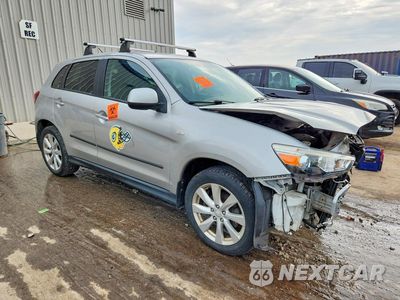Czwarte zdjęcie samochodu z boku: 2014 MITSUBISHI OUTLANDER SPORT ES VIN:4A4AR3AU1EE008110 - miniatura