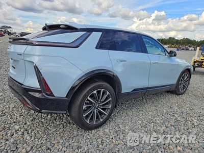 Trzecie zdjęcie samochodu z tyłu: 2025 CADILLAC LYRIQ SPORT VIN:1GYKPURK5SZ300433 - miniatura