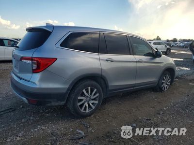 Trzecie zdjęcie samochodu z tyłu: 2021 HONDA PILOT EXL VIN:5FNYF5H55MB043948 - miniatura
