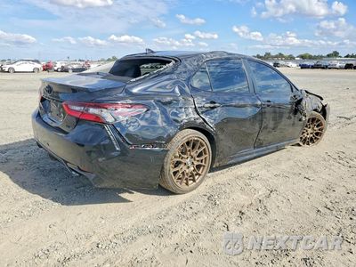 Trzecie zdjęcie samochodu z tyłu: 2023 TOYOTA CAMRY HYBRID SE NIGHTSHADE VIN:4T1G31AK7PU057208 - miniatura
