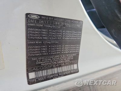 Zdjęcie 12 z 12 samochodu: 2017 LAND ROVER RANGE ROVER SUPERCHARGED VIN:SALGS5FE4HA367703 - miniatura