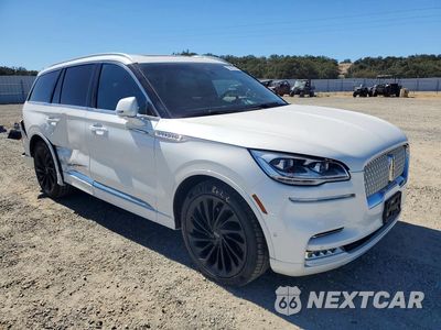 Czwarte zdjęcie samochodu z boku: 2022 LINCOLN AVIATOR RESERVE VIN:5LM5J7XCXNGL03211 - miniatura
