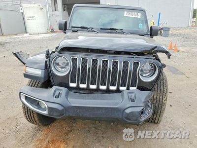 Piąte zdjęcie samochodu w środku: 2022 JEEP WRANGLER UNLIMITED SAHARA VIN:1C4HJXEN6NW134951 - miniatura