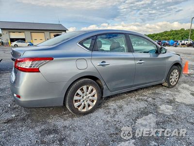 Trzecie zdjęcie samochodu z tyłu: 2014 NISSAN SENTRA S VIN:3N1AB7AP1EY264427 - miniatura