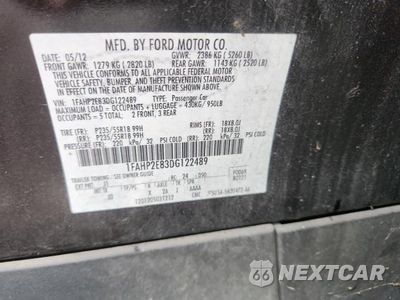 Zdjęcie 13 z 13 samochodu: 2013 FORD TAURUS SEL VIN:1FAHP2E83DG122489 - miniatura