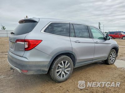 Trzecie zdjęcie samochodu z tyłu: 2021 HONDA PILOT EXL VIN:5FNYF6H5XMB036158 - miniatura