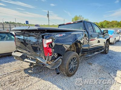 Trzecie zdjęcie samochodu z tyłu: 2025 CHEVROLET SILVERADO K1500 CUSTOM VIN:1GCRKBEK9SZ132227 - miniatura