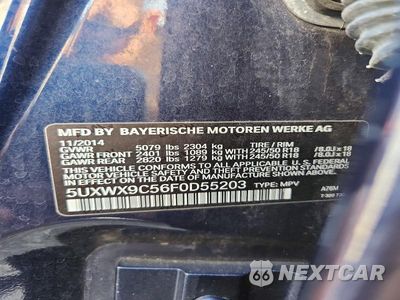 Zdjęcie 13 z 13 samochodu: 2015 BMW X3 XDRIVE28I VIN:5UXWX9C56F0D55203 - miniatura
