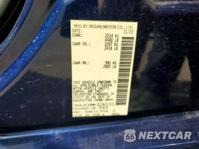 Zdjęcie 12 z 12 samochodu: 2021 NISSAN ALTIMA SR VIN:1N4AL4CV9MN326131 - miniatura