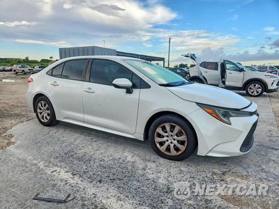 Czwarte zdjęcie samochodu z boku: 2022 TOYOTA COROLLA LE VIN:5YFEPMAE9NP287323 - miniatura