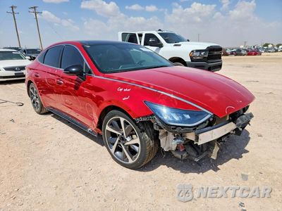 Czwarte zdjęcie samochodu z boku: 2022 HYUNDAI SONATA SEL PLUS VIN:5NPEJ4J22NH140300 - miniatura