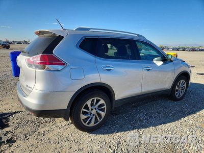 Trzecie zdjęcie samochodu z tyłu: 2015 NISSAN ROGUE SL VIN:5N1AT2MV9FC808752 - miniatura