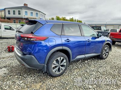 Trzecie zdjęcie samochodu z tyłu: 2021 NISSAN ROGUE SV VIN:5N1AT3BB6MC798256 - miniatura