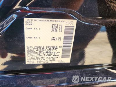 Zdjęcie 13 z 13 samochodu: 2022 NISSAN ALTIMA SV VIN:1N4BL4DV2NN334995 - miniatura