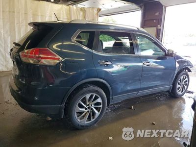 Trzecie zdjęcie samochodu z tyłu: 2015 NISSAN ROGUE SL VIN:5N1AT2MV9FC889686 - miniatura