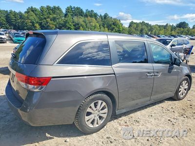 Trzecie zdjęcie samochodu z tyłu: 2016 HONDA ODYSSEY EXL VIN:5FNRL5H64GB014841 - miniatura