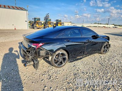 Trzecie zdjęcie samochodu z tyłu: 2022 HYUNDAI ELANTRA N LINE VIN:KMHLR4AFXNU238074 - miniatura
