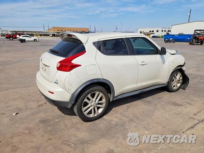 Trzecie zdjęcie samochodu z tyłu: 2014 NISSAN JUKE SL VIN:JN8AF5MR3ET358423 - miniatura