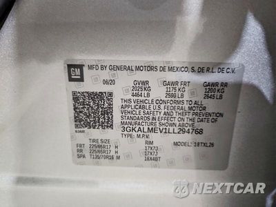 Zdjęcie 13 z 13 samochodu: 2020 GMC TERRAIN SLE VIN:3GKALMEV1LL294768 - miniatura