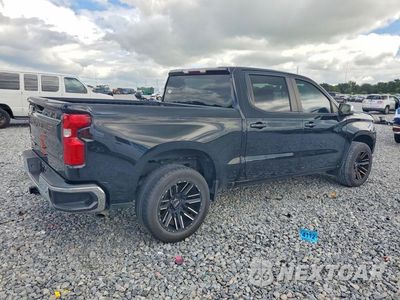 Trzecie zdjęcie samochodu z tyłu: 2021 CHEVROLET SILVERADO C1500 LT VIN:3GCPWCET5MG135316 - miniatura