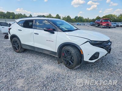 Czwarte zdjęcie samochodu z boku: 2020 CHEVROLET BLAZER 3LT VIN:3GNKBDRS0LS728405 - miniatura
