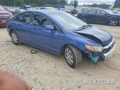 Czwarte zdjęcie samochodu z boku: 2010 HONDA CIVIC LX VIN:2HGFA1F55AH510326 - miniatura