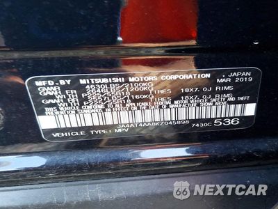 Zdjęcie 12 z 12 samochodu: 2019 MITSUBISHI ECLIPSE CROSS LE VIN:JA4AT4AA8KZ045898 - miniatura