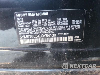 Zdjęcie 13 z 13 samochodu: 2018 BMW X5 M VIN:5YMKT6C5XJ0Y84130 - miniatura