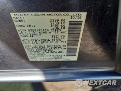 Zdjęcie 13 z 13 samochodu: 2017 NISSAN FRONTIER SV VIN:1N6DD0ER2HN707934 - miniatura