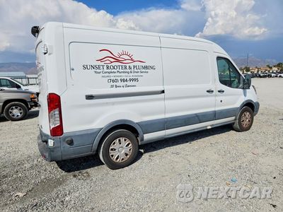Trzecie zdjęcie samochodu z tyłu: 2018 FORD TRANSIT T-250 VIN:1FTYR2CMXJKA71697 - miniatura