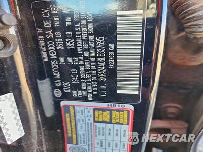 Zdjęcie 12 z 12 samochodu: 2020 KIA RIO S VIN:3KPA24AD8LE337695 - miniatura
