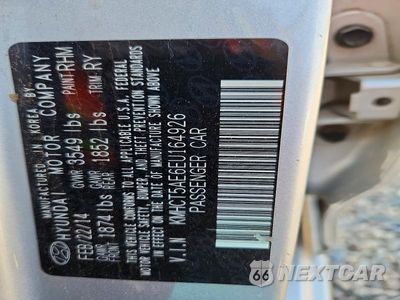Zdjęcie 12 z 12 samochodu: 2014 HYUNDAI ACCENT GS VIN:KMHCT5AE6EU164926 - miniatura