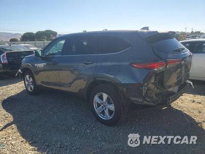 Drugie zdjęcie samochodu z przodu: 2021 TOYOTA HIGHLANDER HYBRID LE VIN:5TDZARAH0MS508534 - miniatura