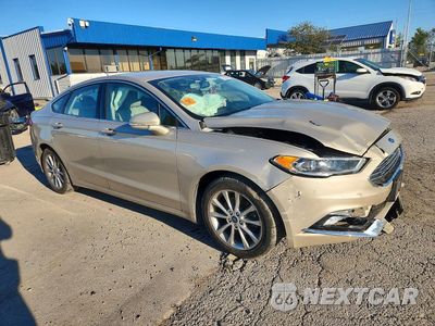 Czwarte zdjęcie samochodu z boku: 2017 FORD FUSION SE VIN:3FA6P0HD1HR341633 - miniatura