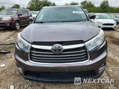 Piąte zdjęcie samochodu w środku: 2015 TOYOTA HIGHLANDER LIMITED PLATINUM VIN:5TDDKRFH7FS151453 - miniatura