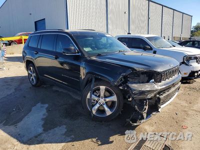 Czwarte zdjęcie samochodu z boku: 2021 JEEP GRAND CHEROKEE L LIMITED VIN:1C4RJKBG5M8110155 - miniatura
