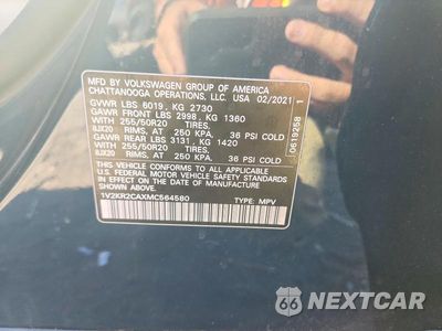 Zdjęcie 13 z 13 samochodu: 2021 VOLKSWAGEN ATLAS SE VIN:1V2KR2CAXMC564580 - miniatura