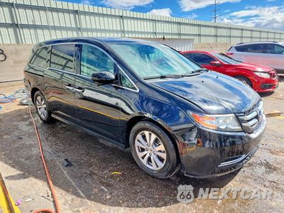 Czwarte zdjęcie samochodu z boku: 2015 HONDA ODYSSEY EXL VIN:5FNRL5H65FB109455 - miniatura