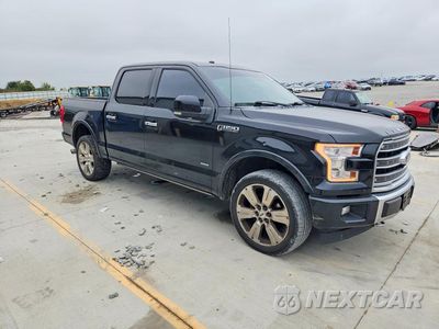 Czwarte zdjęcie samochodu z boku: 2017 FORD F150 SUPERCREW VIN:1FTEW1EG0HFB75423 - miniatura