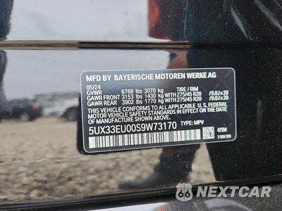 Zdjęcie 14 z 14 samochodu: 2025 BMW X5 M60I VIN:5UX33EU00S9W73170 - miniatura