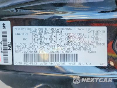 Zdjęcie 12 z 12 samochodu: 2011 TOYOTA TACOMA PRERUNNER ACCESS CAB VIN:5TFTU4GNXBX001418 - miniatura
