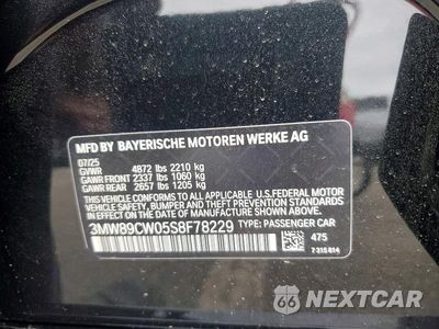 Zdjęcie 12 z 12 samochodu: 2025 BMW 330XI VIN:3MW89CW05S8F78229 - miniatura