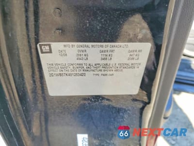 Zdjęcie 12 z 12 samochodu: 2009 CHEVROLET IMPALA LS VIN:2G1WB57K491263420 - miniatura