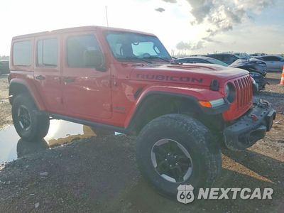 Czwarte zdjęcie samochodu z boku: 2018 JEEP WRANGLER UNLIMITED RUBICON VIN:1C4HJXFGXJW143209 - miniatura